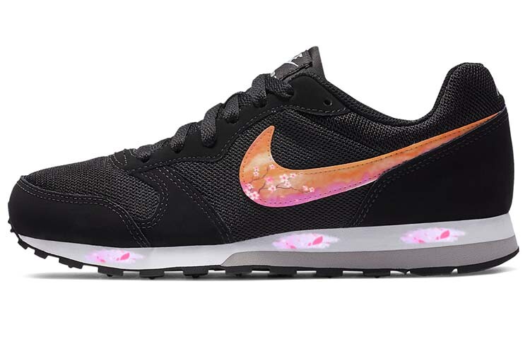 

Кроссовки для бега MD Runner 2 женские с низким верхом, черные/белые Nike