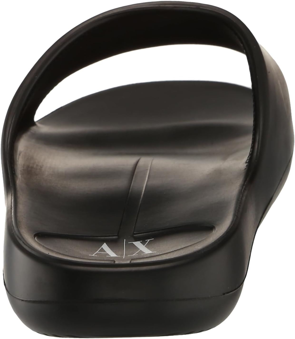 Мужские шлепанцы Armani Exchange Icon Project с логотипом, белый — фото 3