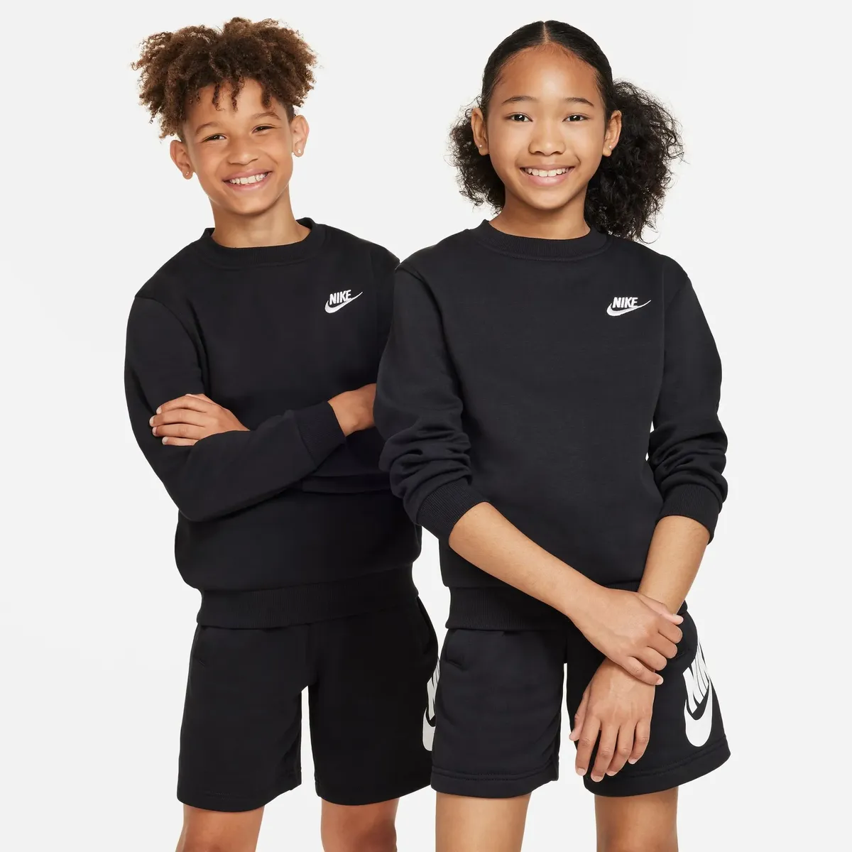 

Толстовка Nike Sportswear "CLUB FLEECE BIG KIDS' SEATSHIRT", белый