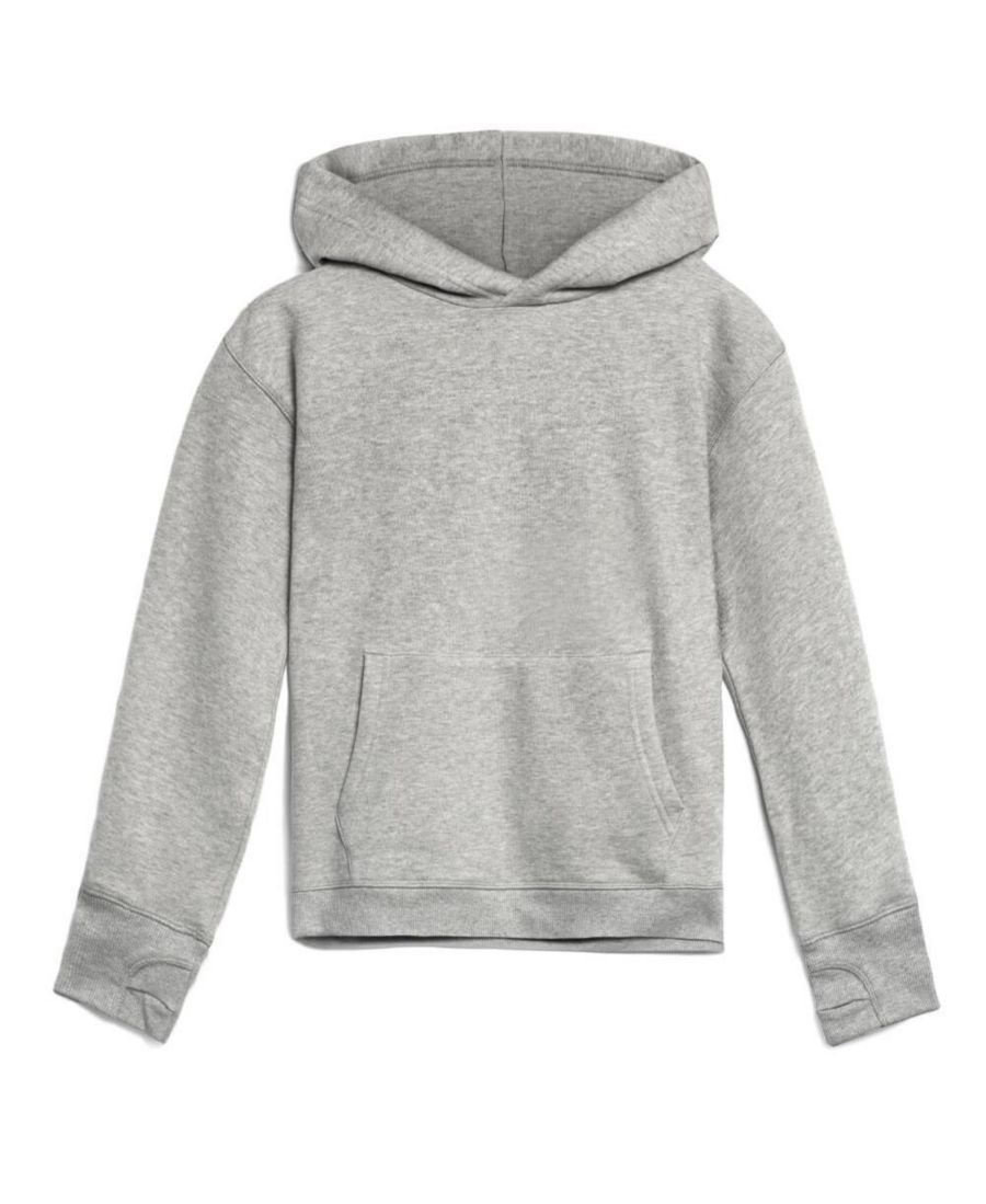 

Детская толстовка с капюшоном из органического хлопка, произведенного в соответствии с принципами справедливой торговли, для мальчиков и девочек Mightly, Heather gray