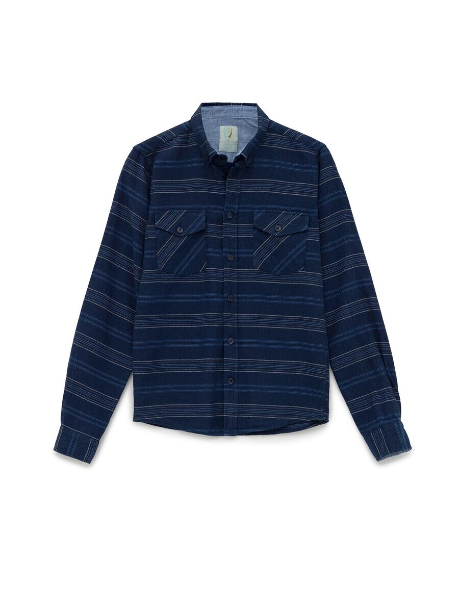 

Топ By Diess Collection Regular fit Button Up, цвет Navy/Light blue
