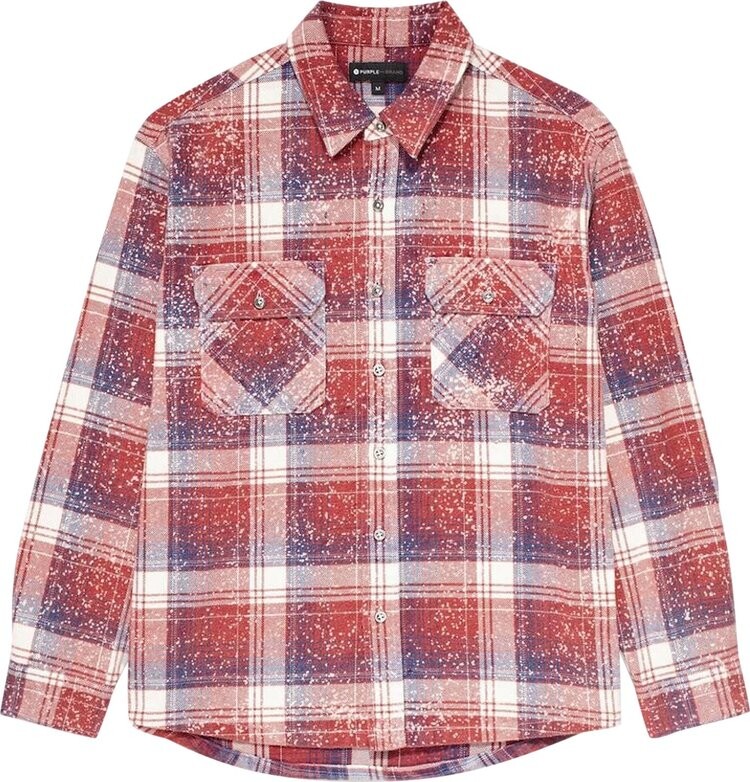 

Рубашка PURPLE BRAND Plaid Woven 'Red/Navy/White', красный
