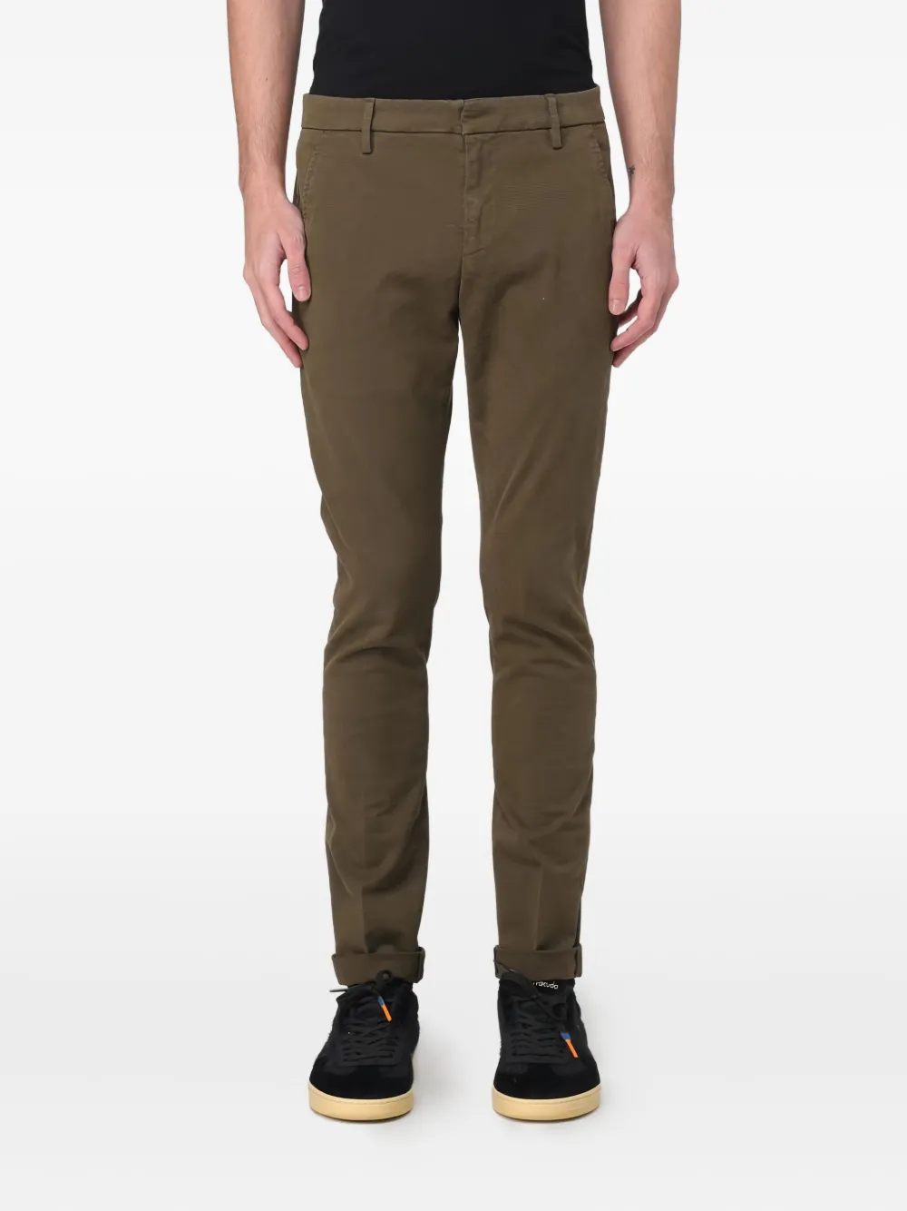 

Брюки со скрытой застежкой DONDUP, зеленый