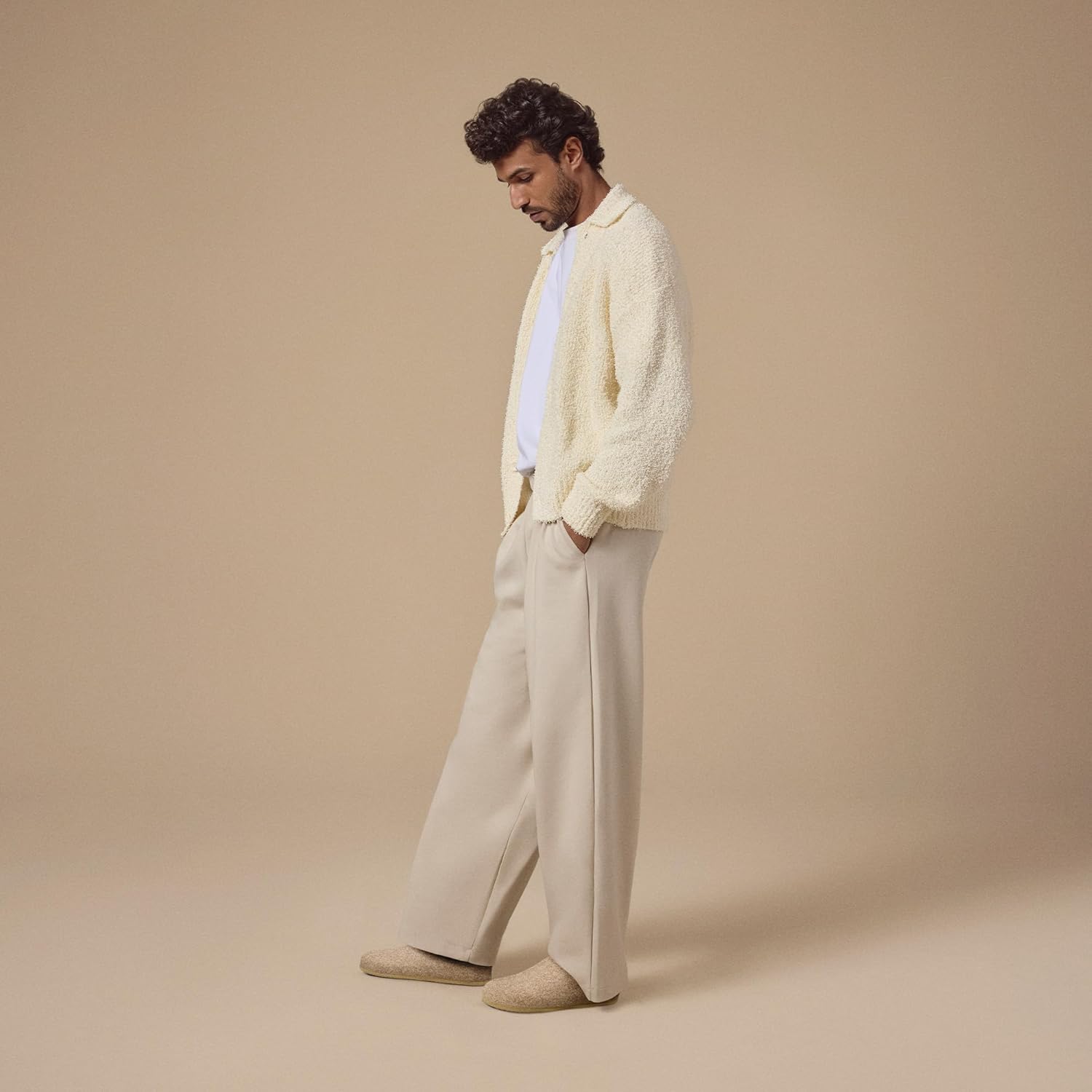 Унисекс тапочки Allbirds из шерсти, домашние обувь с открытой пяткой, верх из шерстяной смеси и мягкая подкладка, черный/черный — фото 2