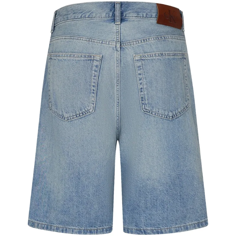 Джинсовые шорты мужские Calvin Klein, X1U-Denim Light Blue — фото 3