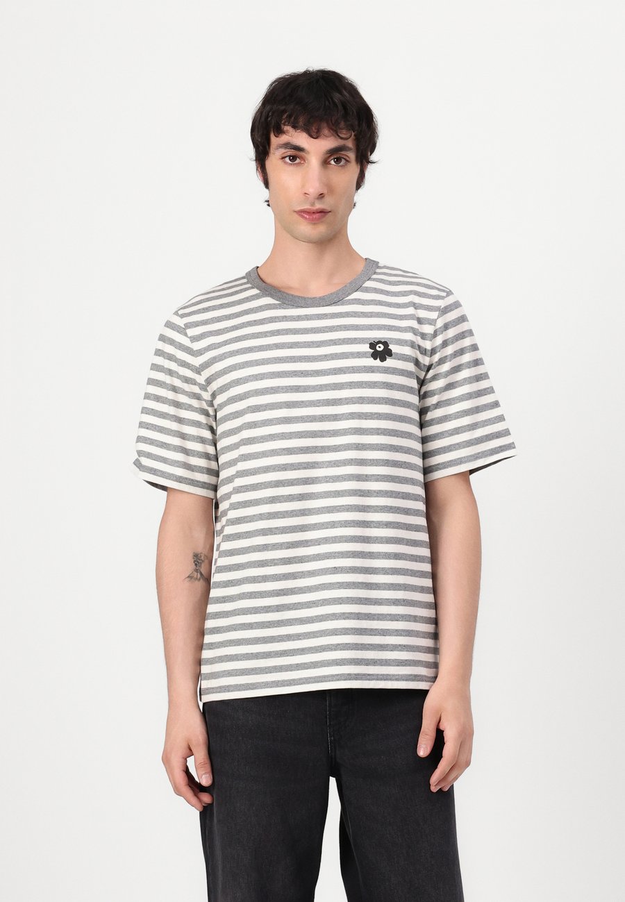 

Футболка Marimekko TASARAITA UNISEX UNIKKO UNISEX, Grey Melange/Off White/Grey