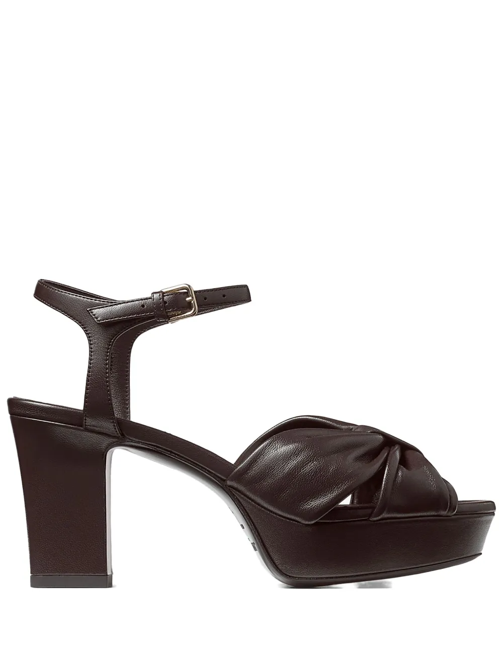 Босоножки Heloise 80 JIMMY CHOO, коричневый