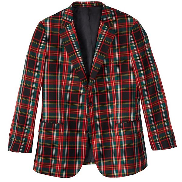 

Праздничный блейзер для мужчин big & tall Kingsize, Holiday Plaid
