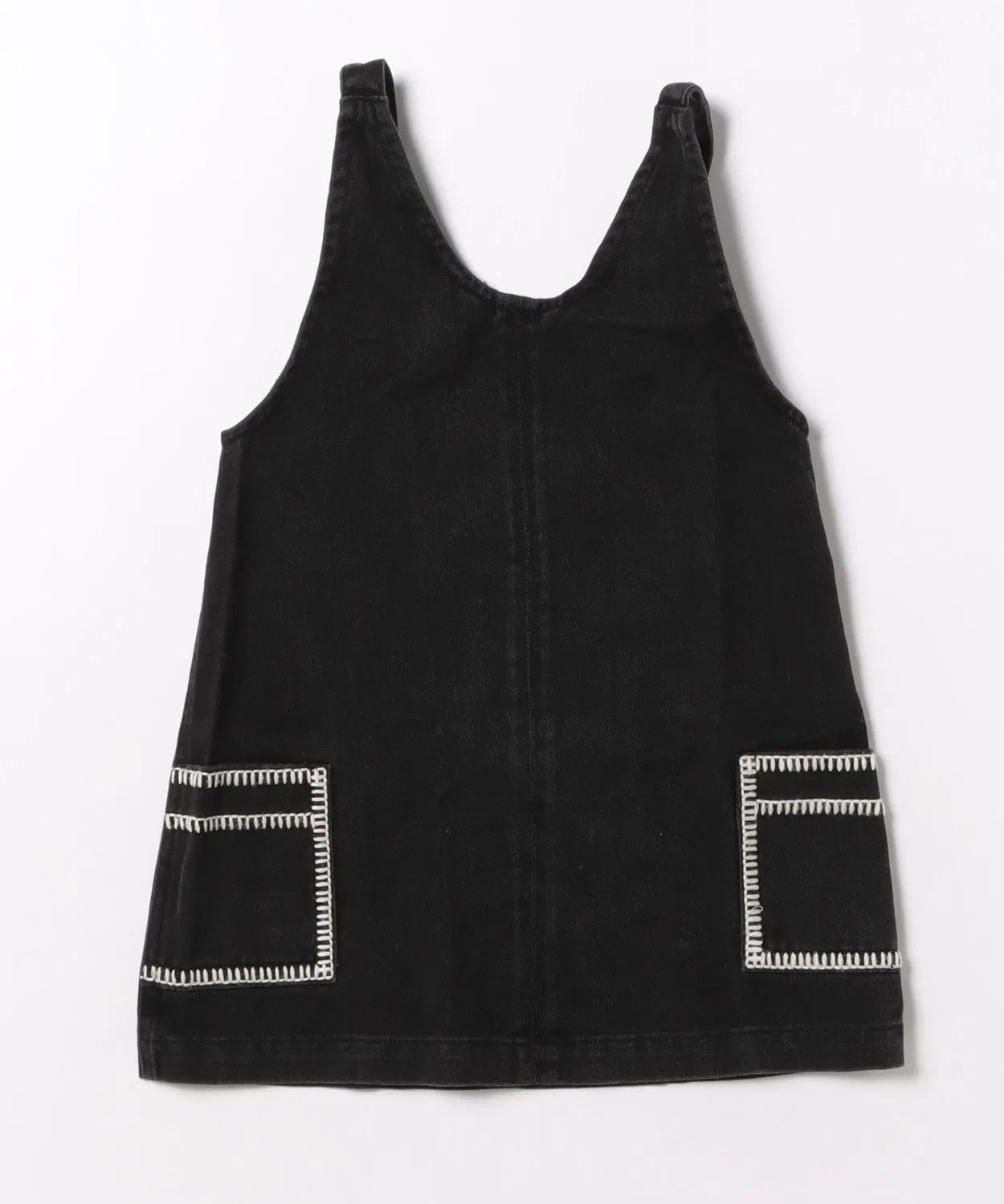 Комбинезон-платье V-Neck с регулируемыми бретелями Rylee + Cru, черный