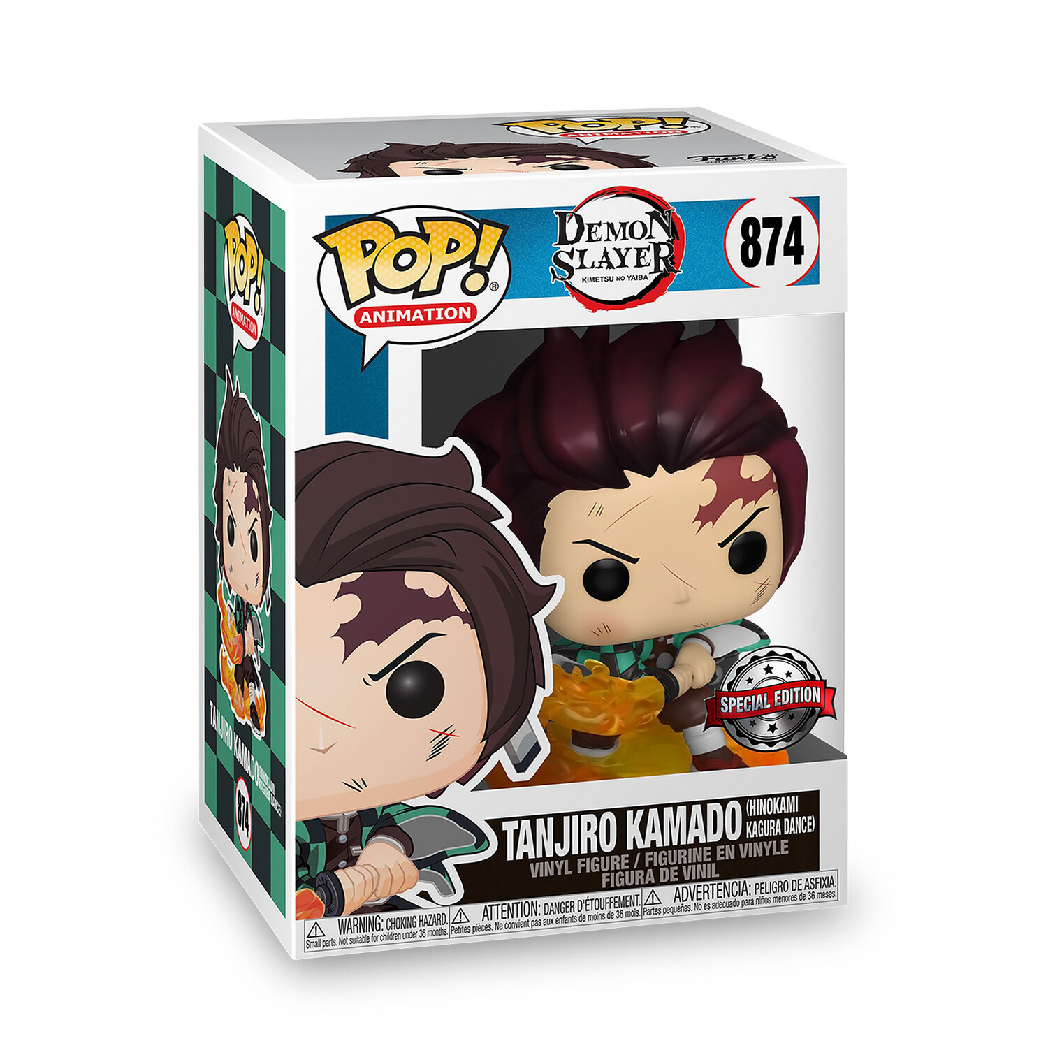 

Убийца демонов - Танджиро Камадо (Танец Хиноками Кагура) Фигурка Funko Pop