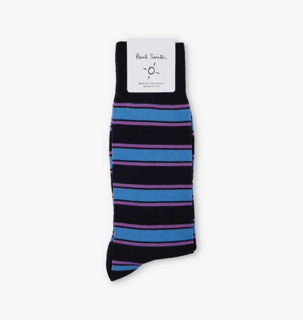 

Носки из смеси хлопка и полосок Paul Smith, синий