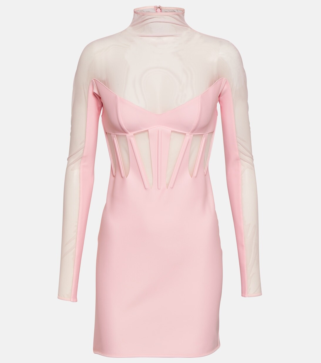 

Корсетное мини-платье MUGLER, розовый