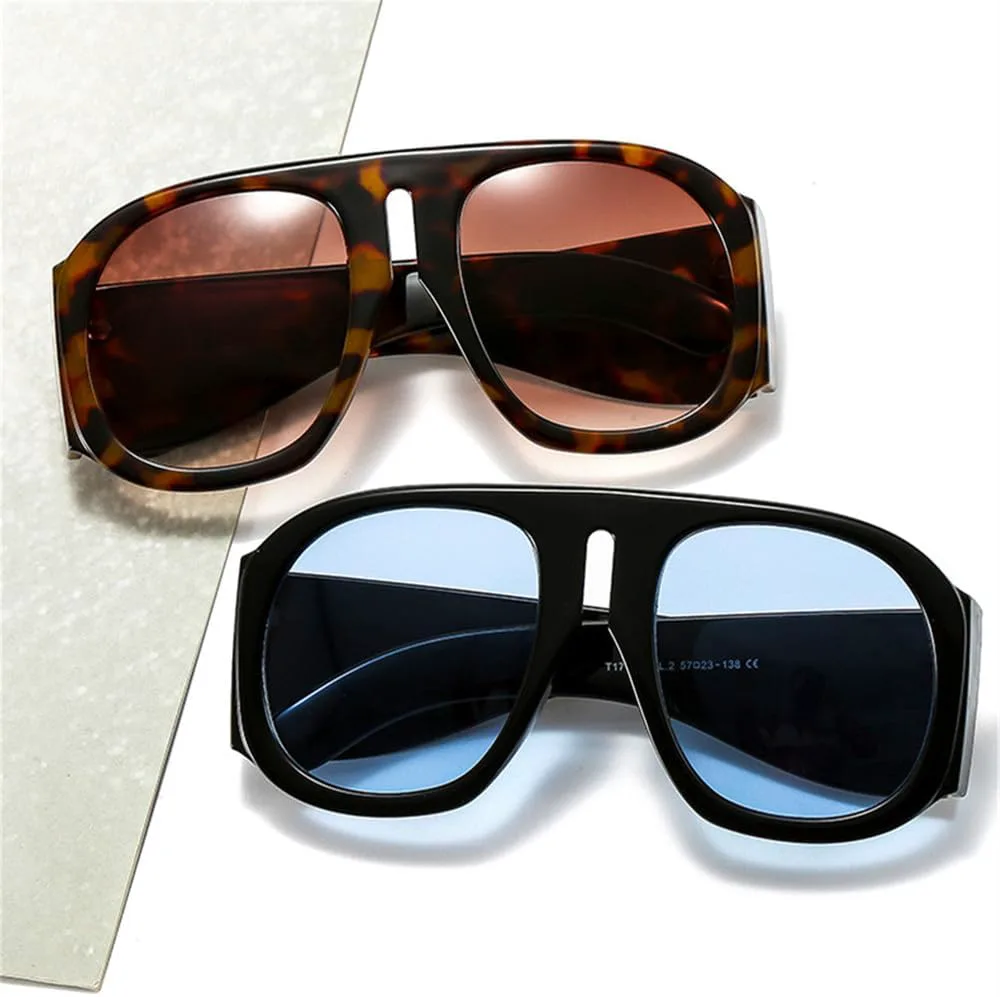 

Солнцезащитные очки UV400 с широкой оправой и панк-принтом в стиле леопард для женщин и мужчин, для бега и занятий спортом на открытом воздухе UYPTK, C1 Black-gray