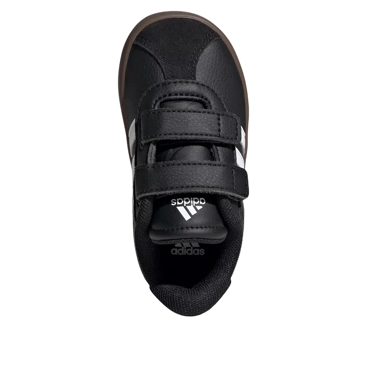 Кроссовки Adidas Vl Court 3.0 'Core Black Cloud White Gum' ID9156, черный — фото 4