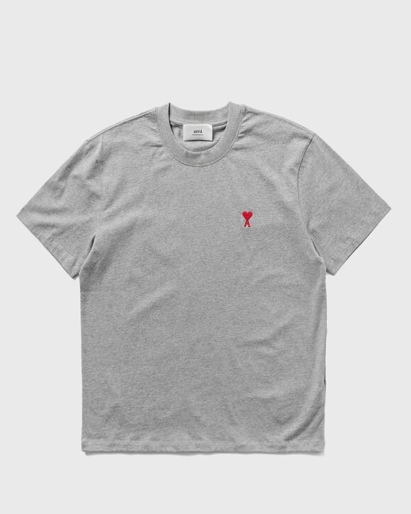 

Футболка Ami Paris Ami De Coeur T-Shirt, цвет heather grey