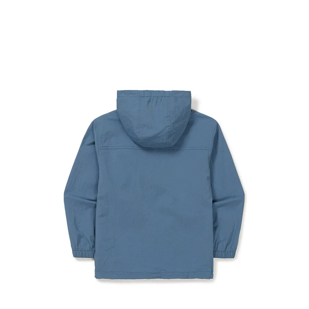 Детская ветровка с накладными карманами, синяя, от Snowpeak Apparel Kids — фото 3