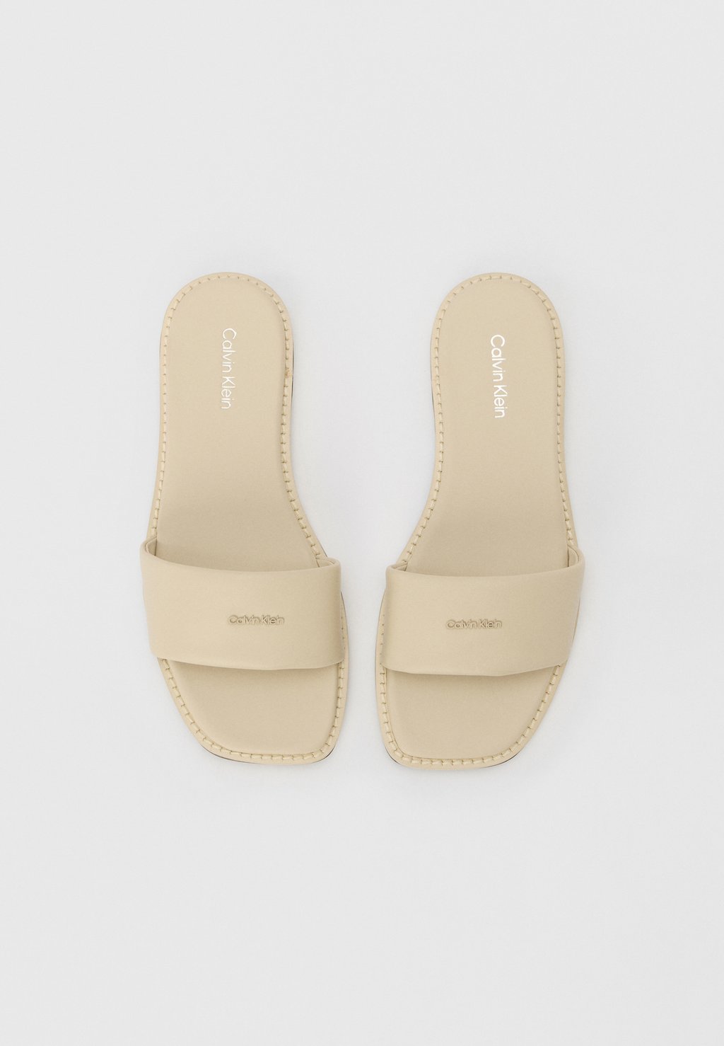 Сандалии FLAT SANDAL SQUARE Calvin Klein, серо-коричневый — фото 4