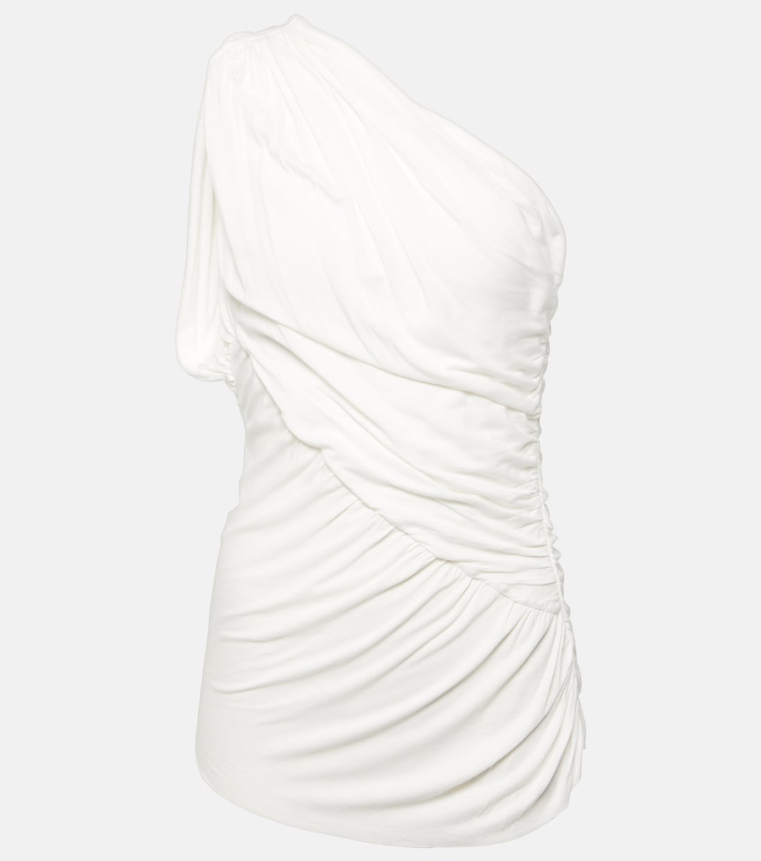 

Топ из джерси с драпировкой Lilies Amira Rick Owens, Milk