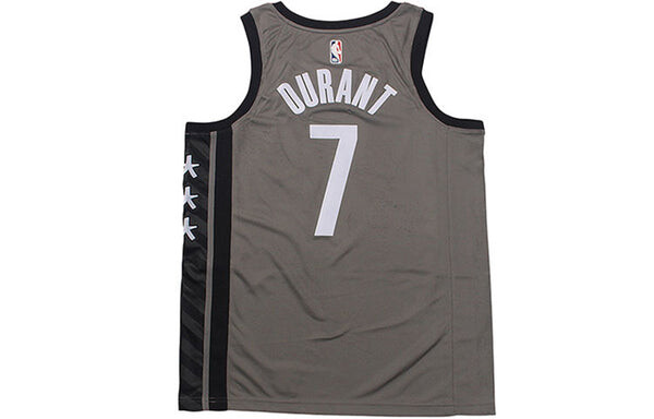 Спортивная футболка nba limited basketball jersey sw fan edition 2019-2020 season durant 7 gray Nike, серый — фото 2