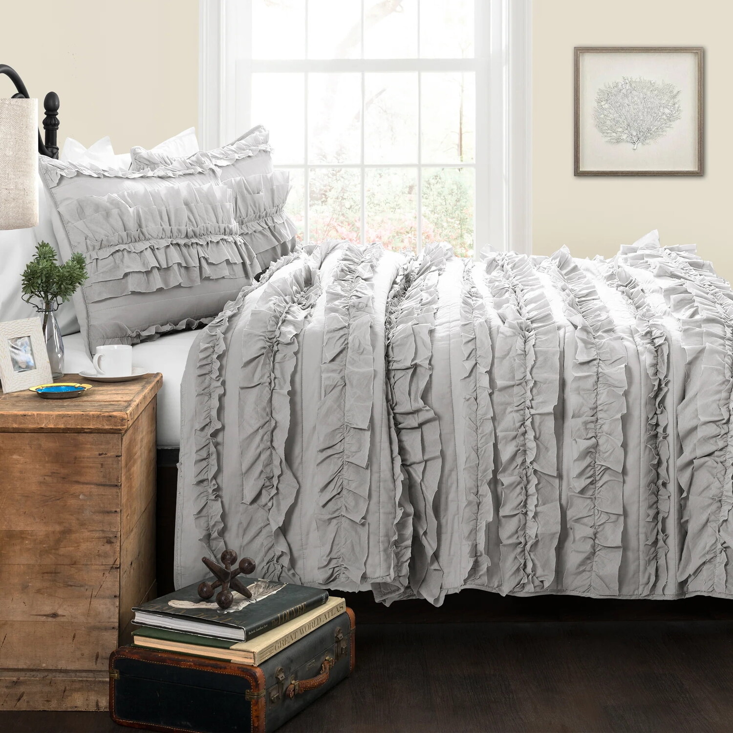 

Комплект постельного белья Belle Ultra-Soft, светло - серый