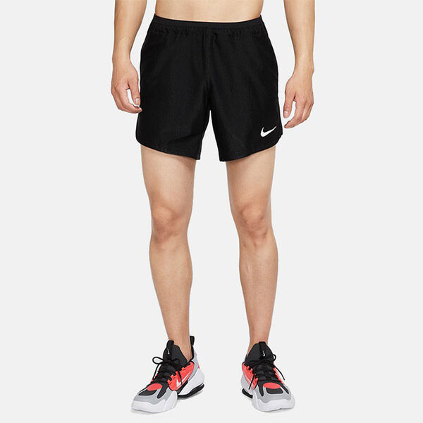 Шорты pro solid color quick dry breathable sports training gym shorts black Nike, мультиколор — фото 3
