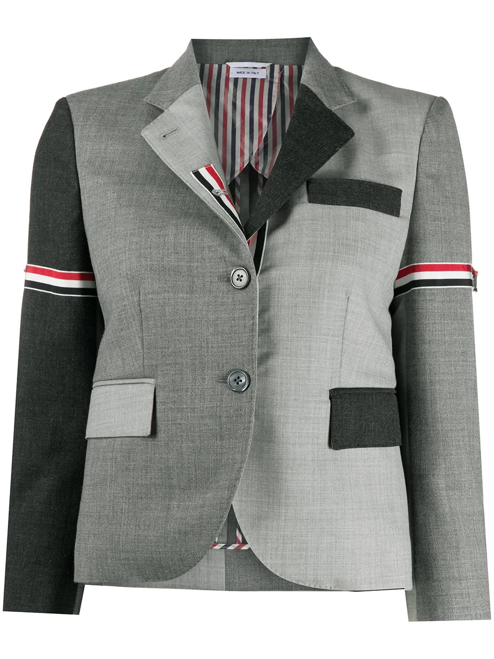 

Блейзер Fun-Mix 2ply THOM BROWNE, серый