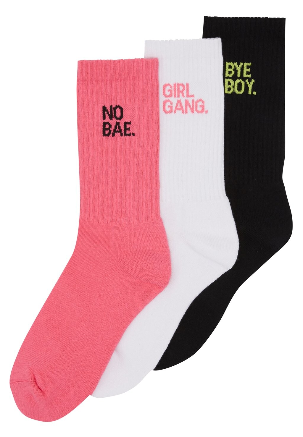 

Носки GIRL GANG SOCKS 3 PACK Mister Tee, черный