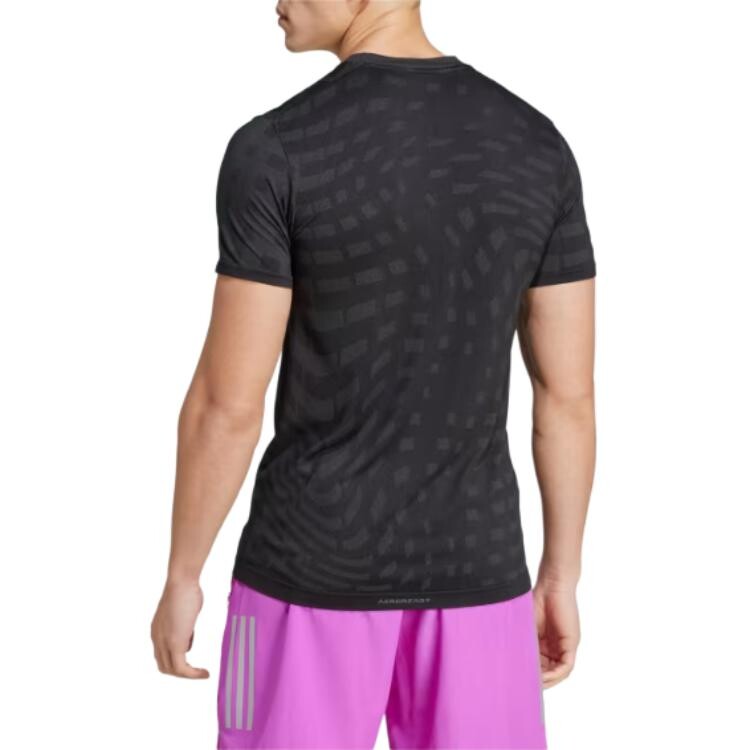 Футболка Adidas Gym+ Seamless, черный — фото 3