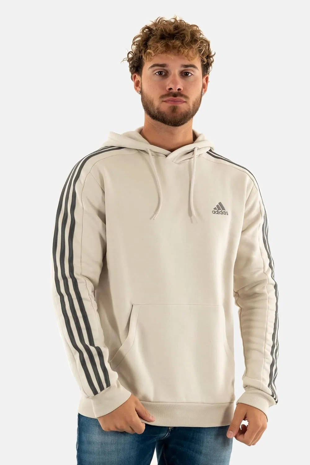 Мужская толстовка с капюшоном adidas M 3s Fl HD (1 шт.) — фото 3