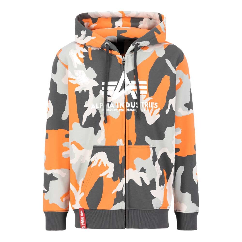 

Толстовка Alpha Industries Basic Full Zip, оранжевый
