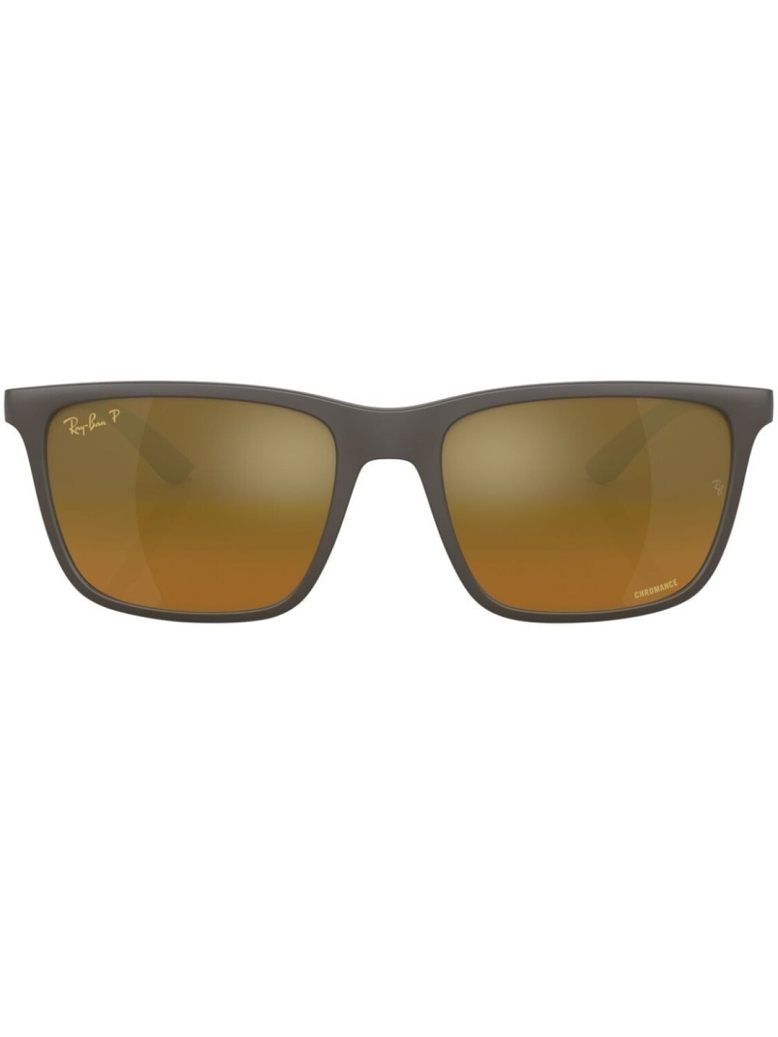 

Ray-Ban солнцезащитные очки трапециевидной формы, коричневый