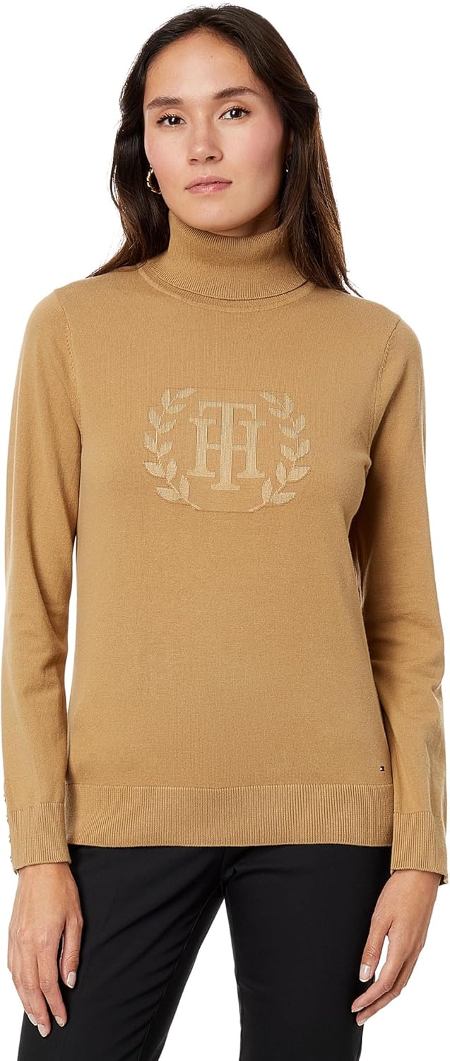

Женская водолазка с гербом Tommy Hilfiger, Tigerd Eye Multi