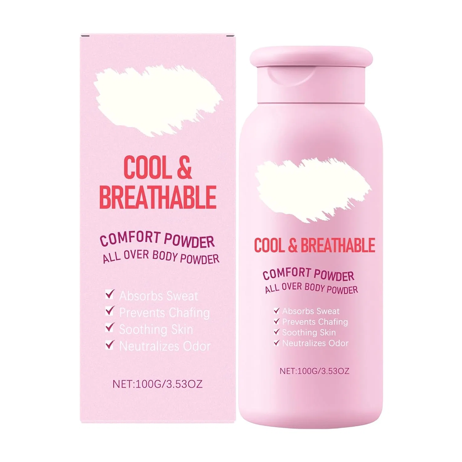 Пудра Comfort Powder без талька для тела и ног Generic, 1 Piece.