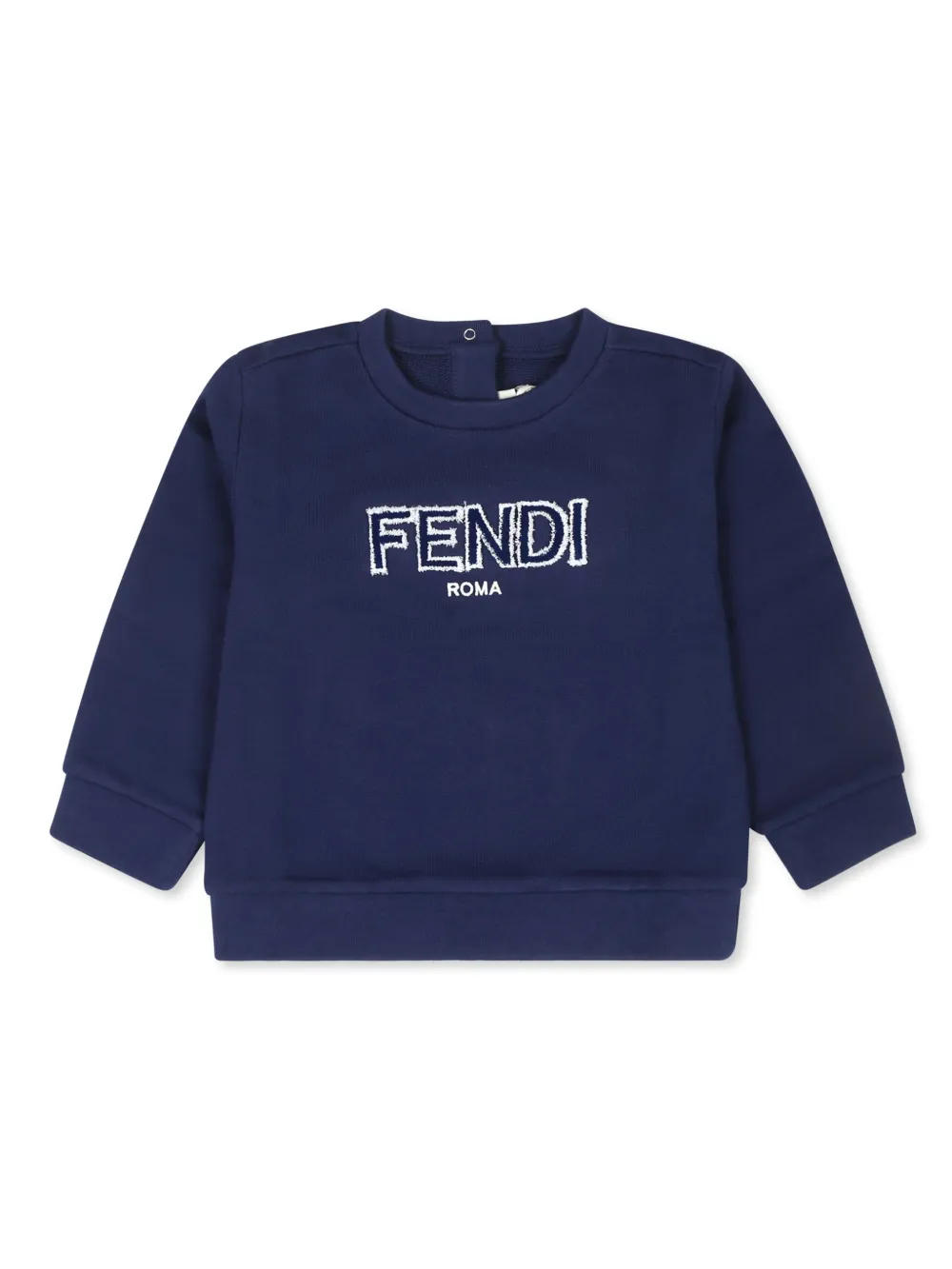 

Свитер с логотипом FENDI KIDS, синий