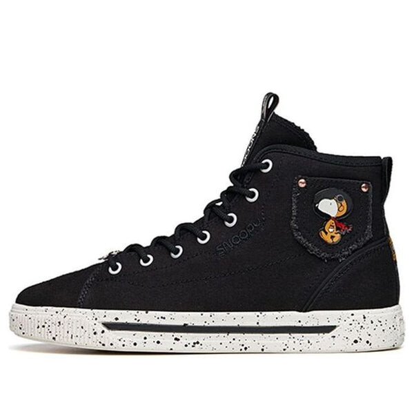 Кроссовки x snoopy high top Anta, черный