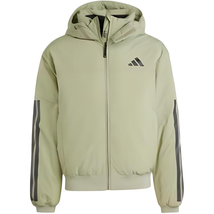 Adidas Пуховик мужской палаточный зеленый Tent Green, Tent Green — фото 3