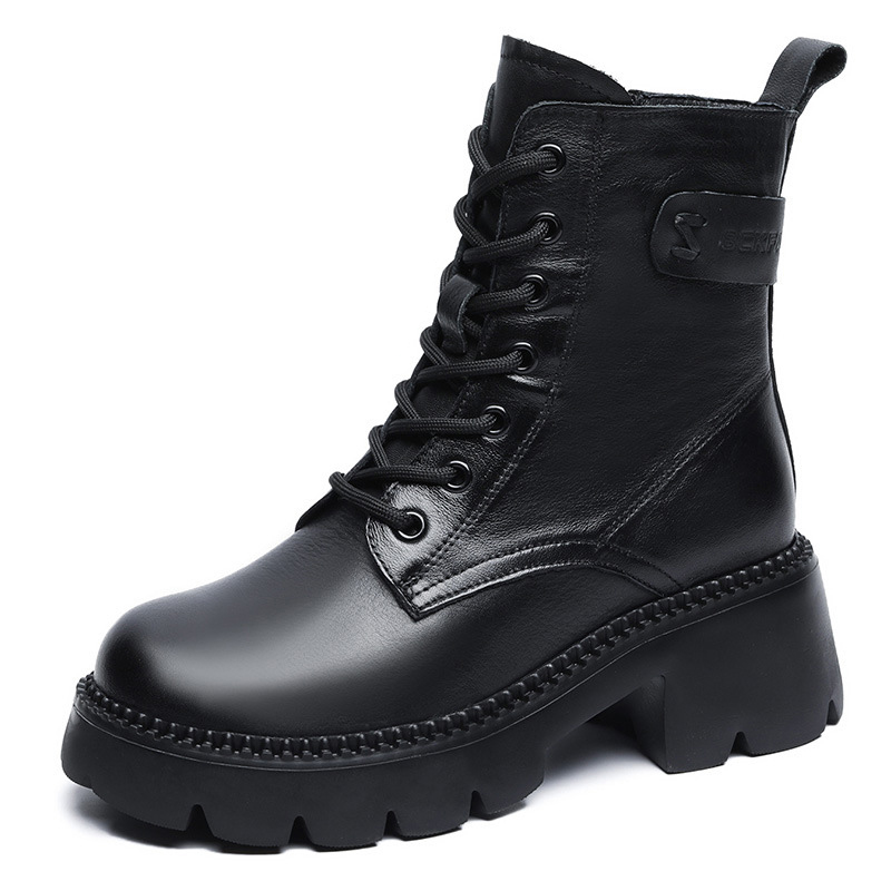 Ботинки Martin 6,0 см женские Devanro, Black