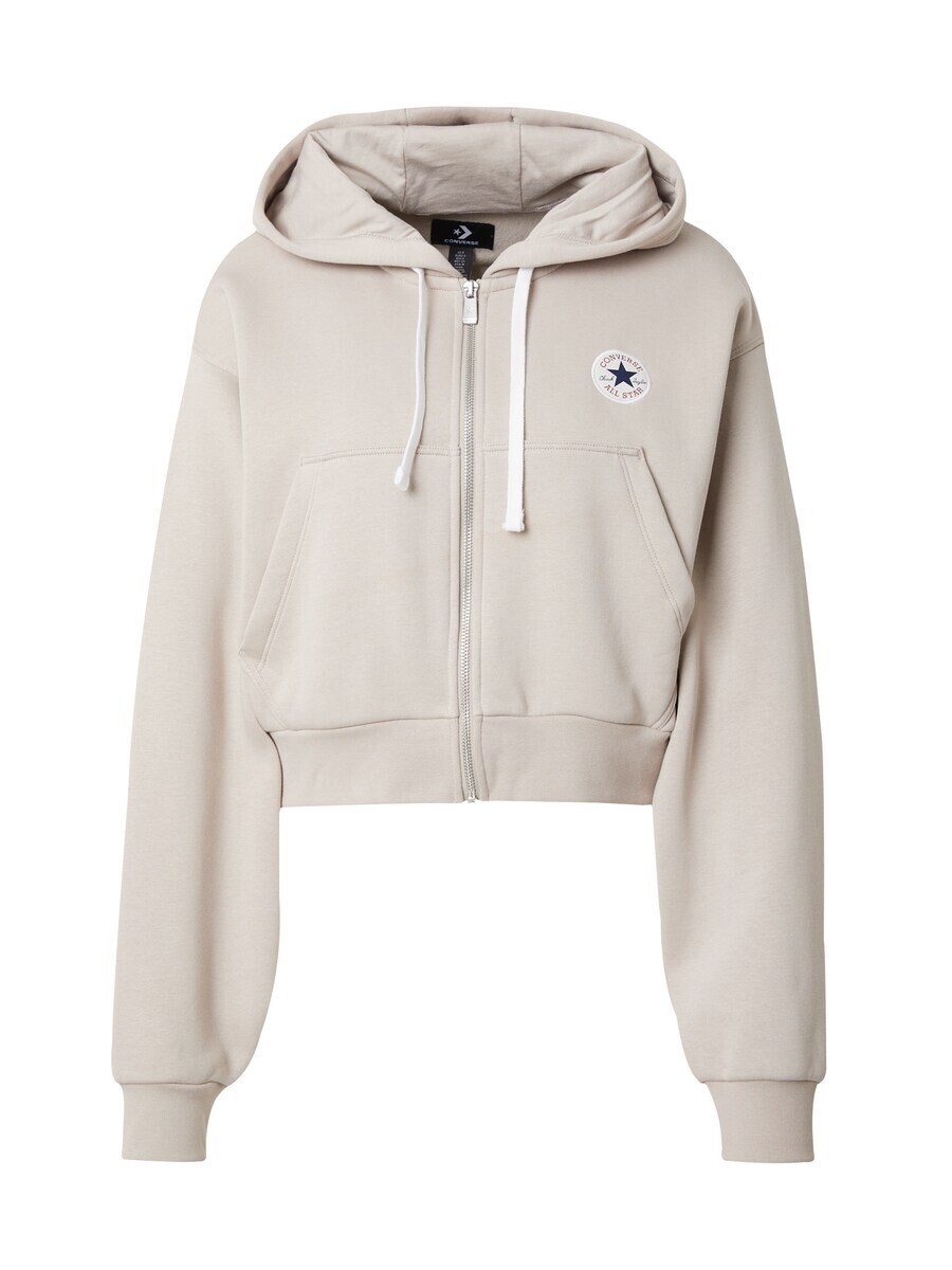 

Толстовка с капюшоном на молнии CONVERSE Zip-Up Hoodie Blooming, песочный
