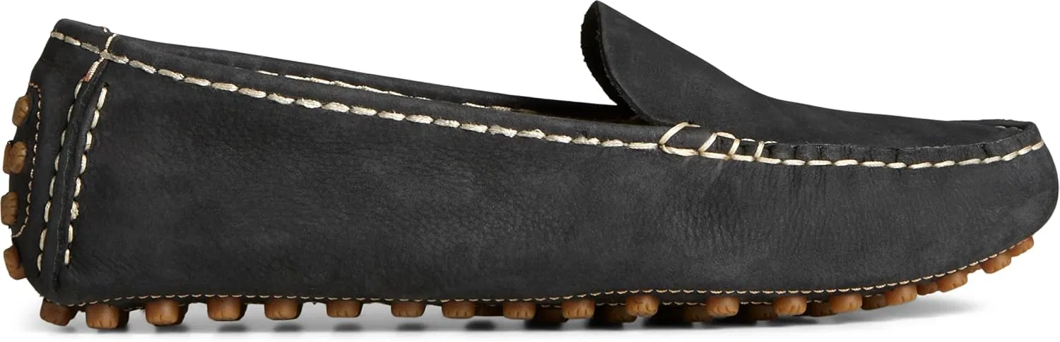 Мокасины женские Sperry Port Driving Moc, Black Leather — фото 4