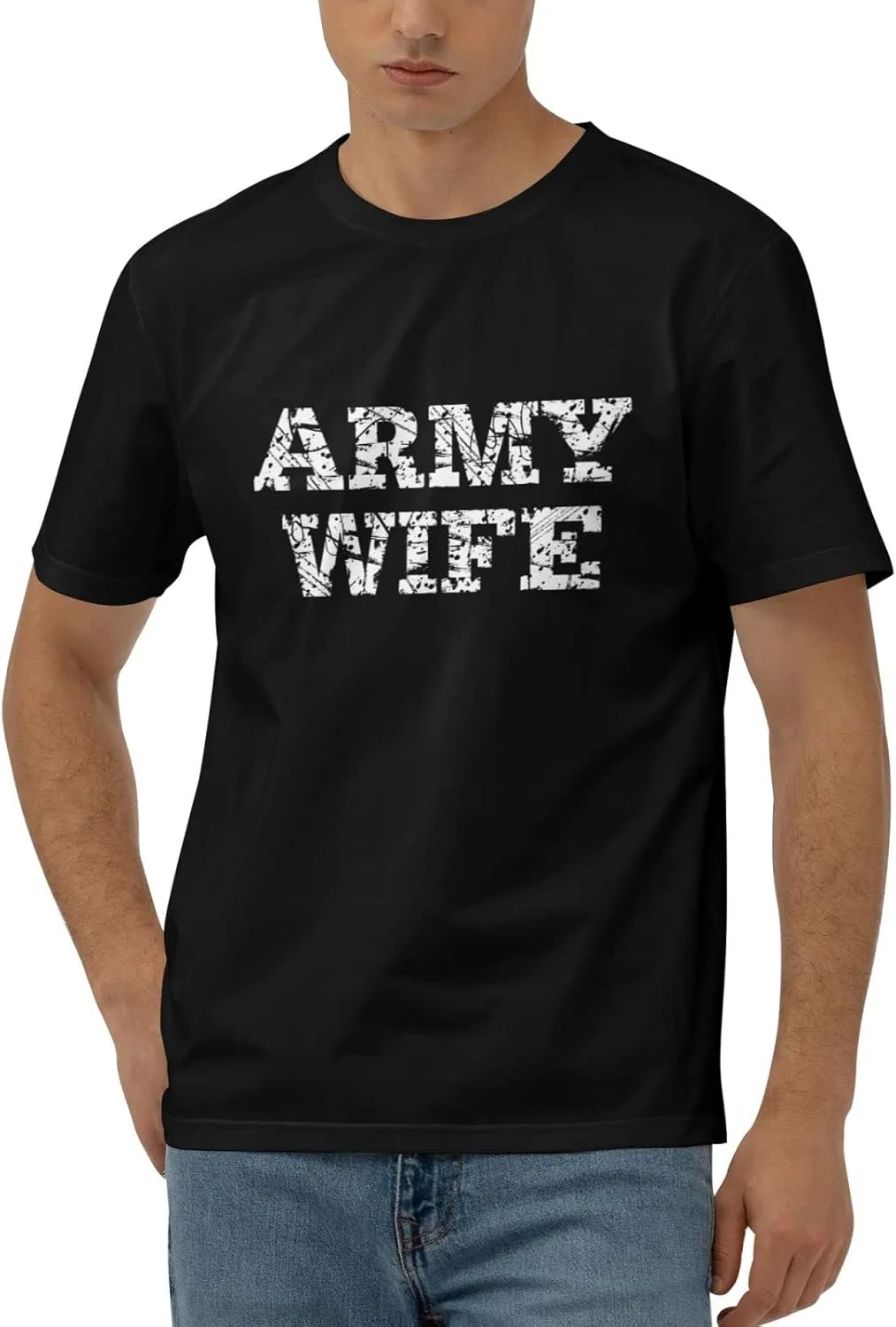 

Футболка для мужчин Funny Army Wife ADWD