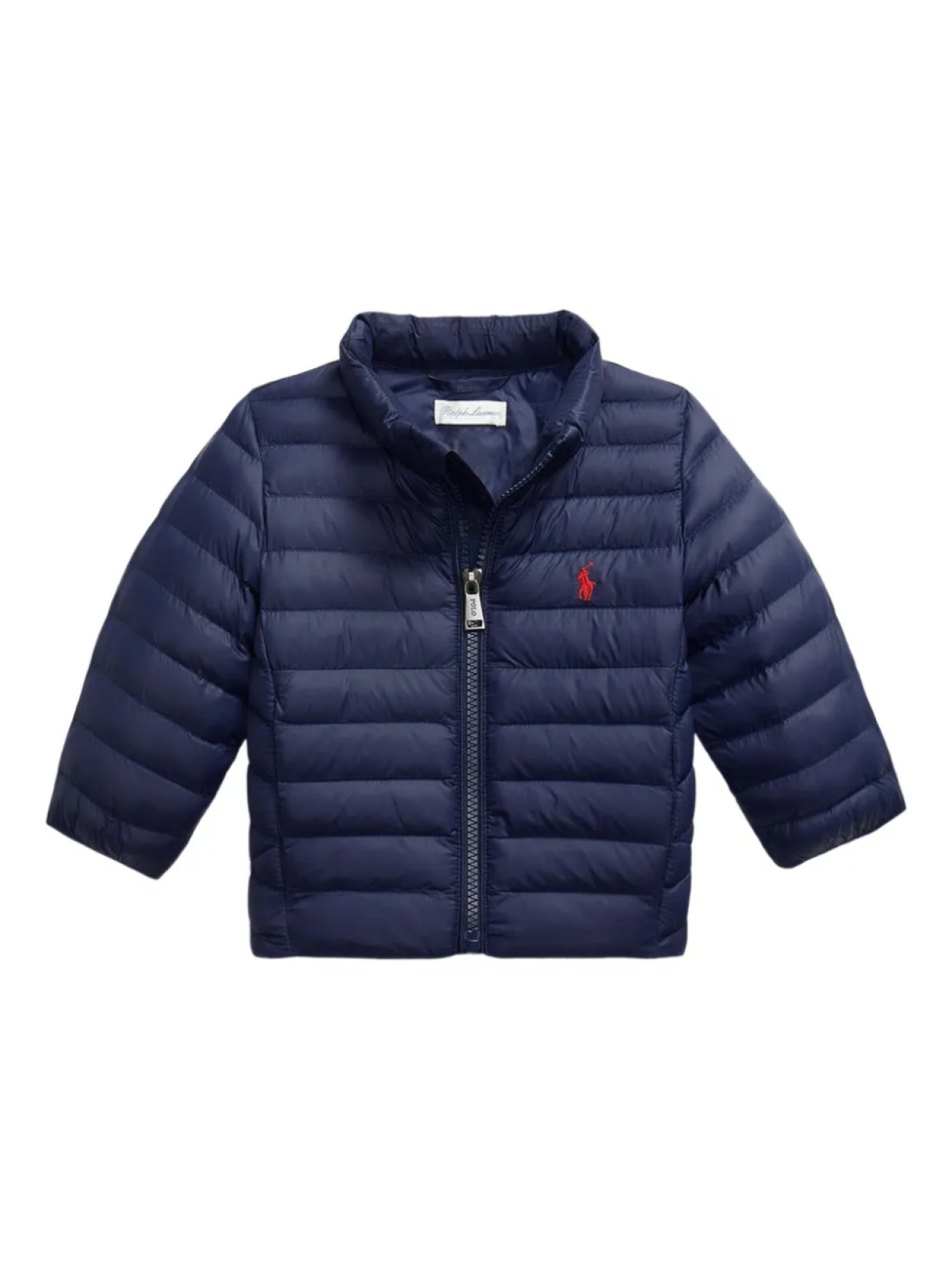 

POLO RALPH LAUREN KIDS стеганая куртка на молнии, синий