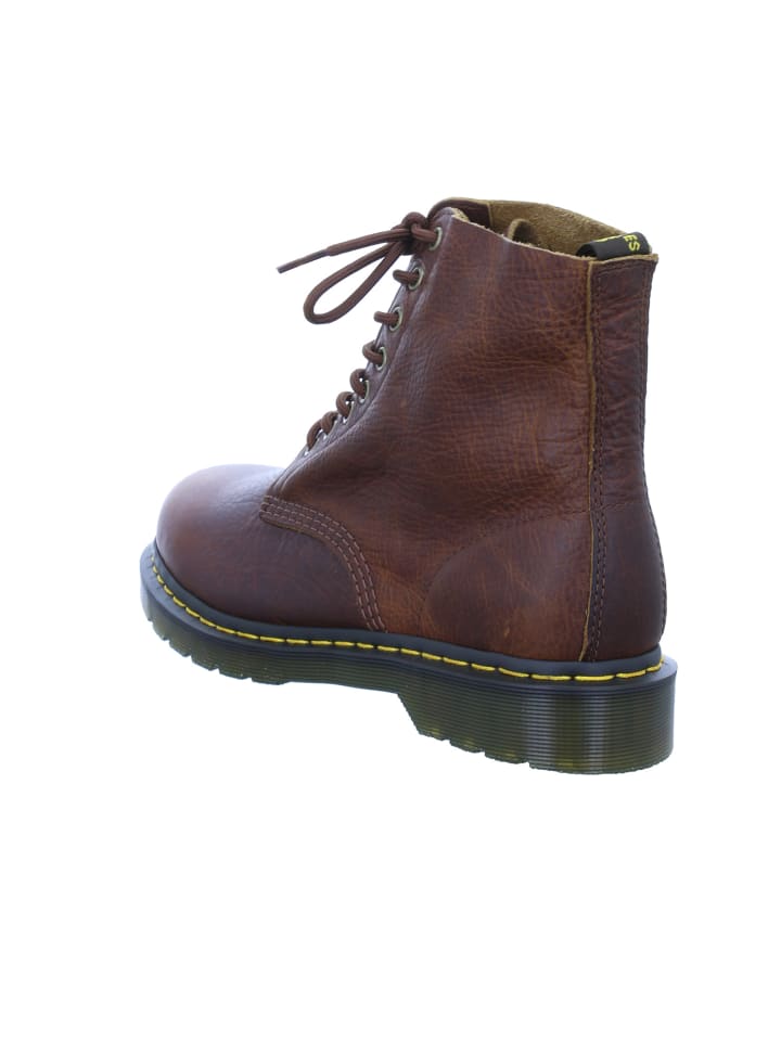 Dr. Martens Ботильоны на шнуровке коричневого цвета — фото 3