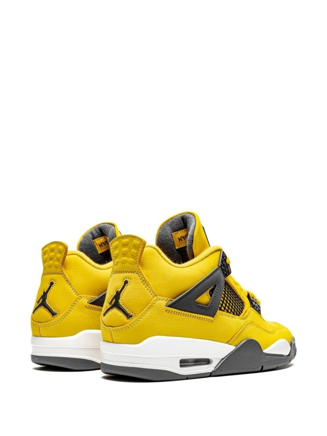 Кроссовки Air 4 Retro Lightning 2021 Jordan, желтый — фото 3