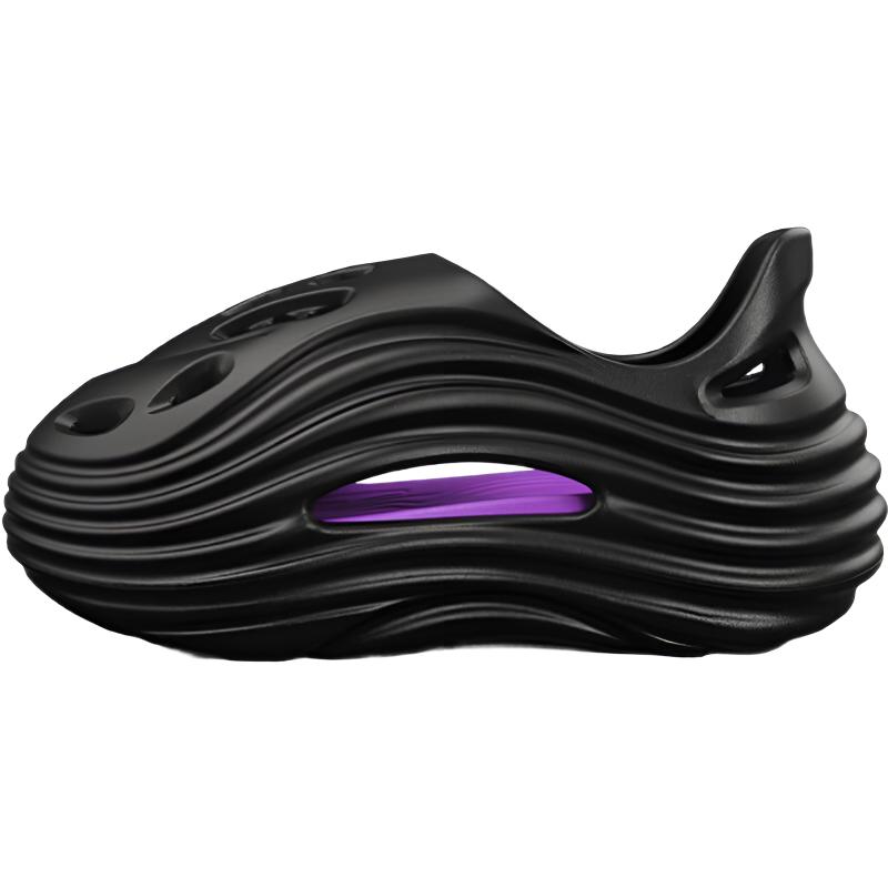 

Subbundle Клоги унисекс оливково-зеленые с черно-фиолетовым, цвет Black Purple