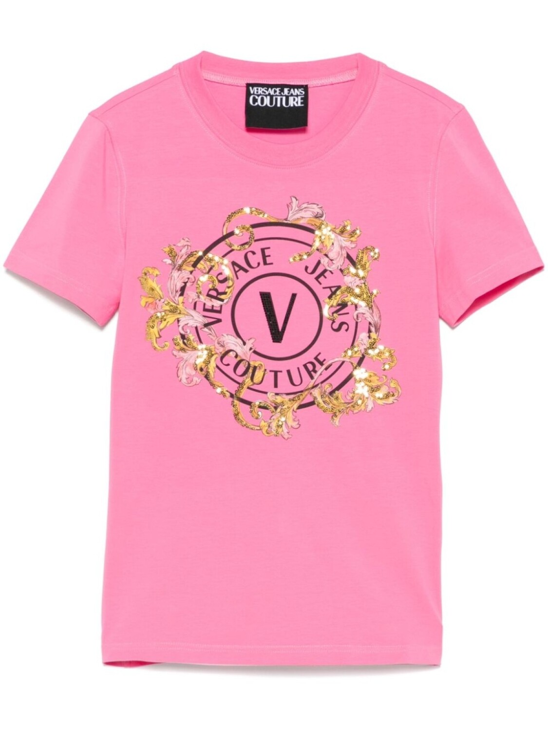 

Versace Jeans Couture футболка с логотипом, розовый