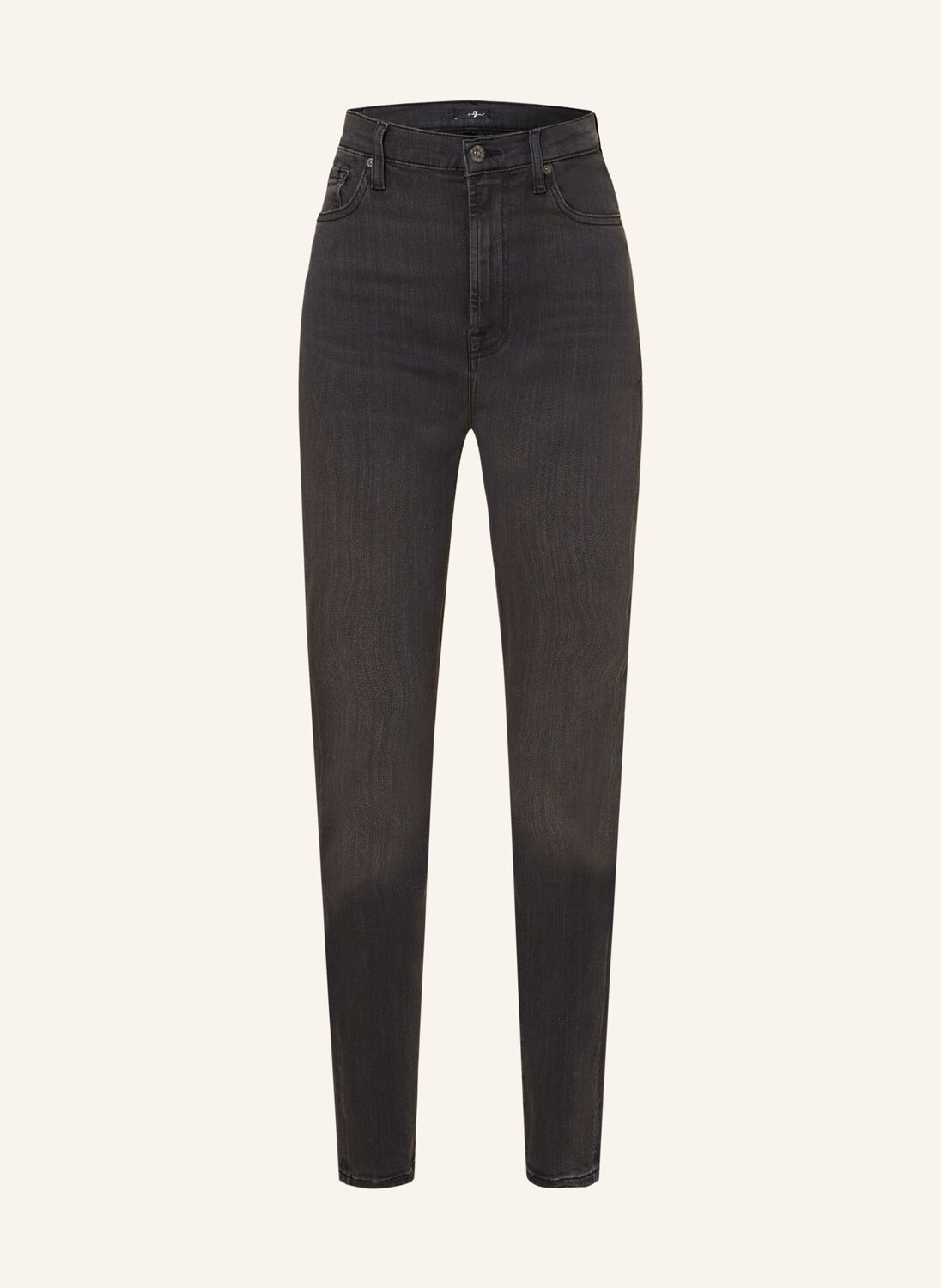

Джинсы скинни slim illusion luxe 7 for all mankind, серый