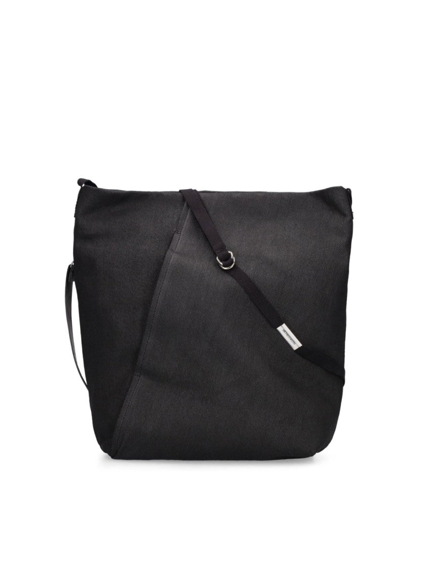 

Майя Деним Вощеная Сумка через плечо Ann Demeulemeester, черный