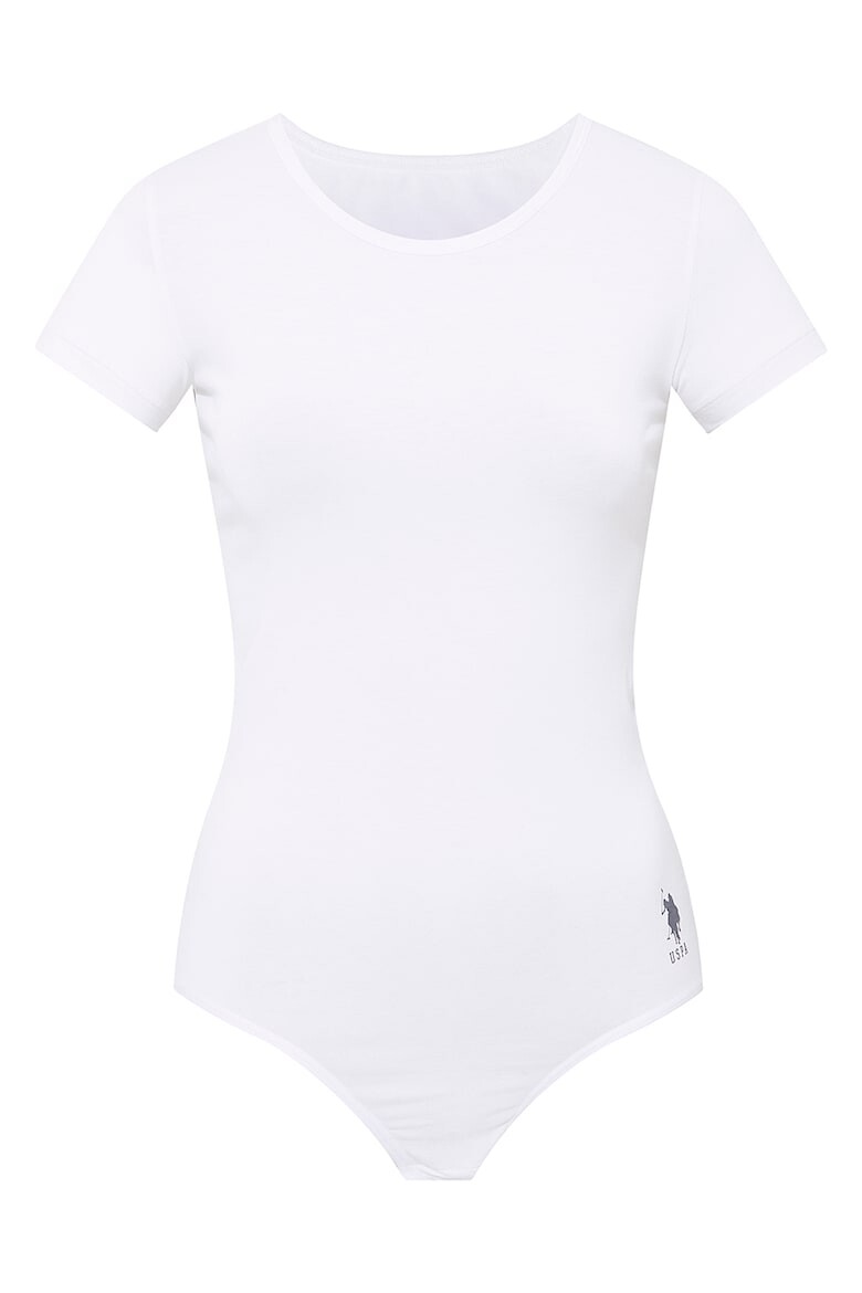 

Боди с овальным вырезом U S Polo Assn , белый