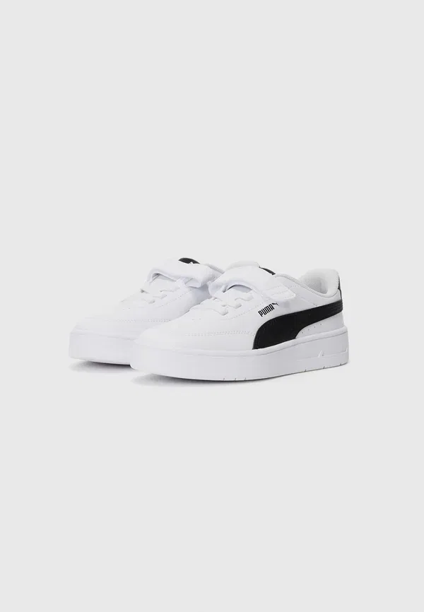 Кроссовки детские Puma Court Classic Clean AC+ PS, белый/черный — фото 2