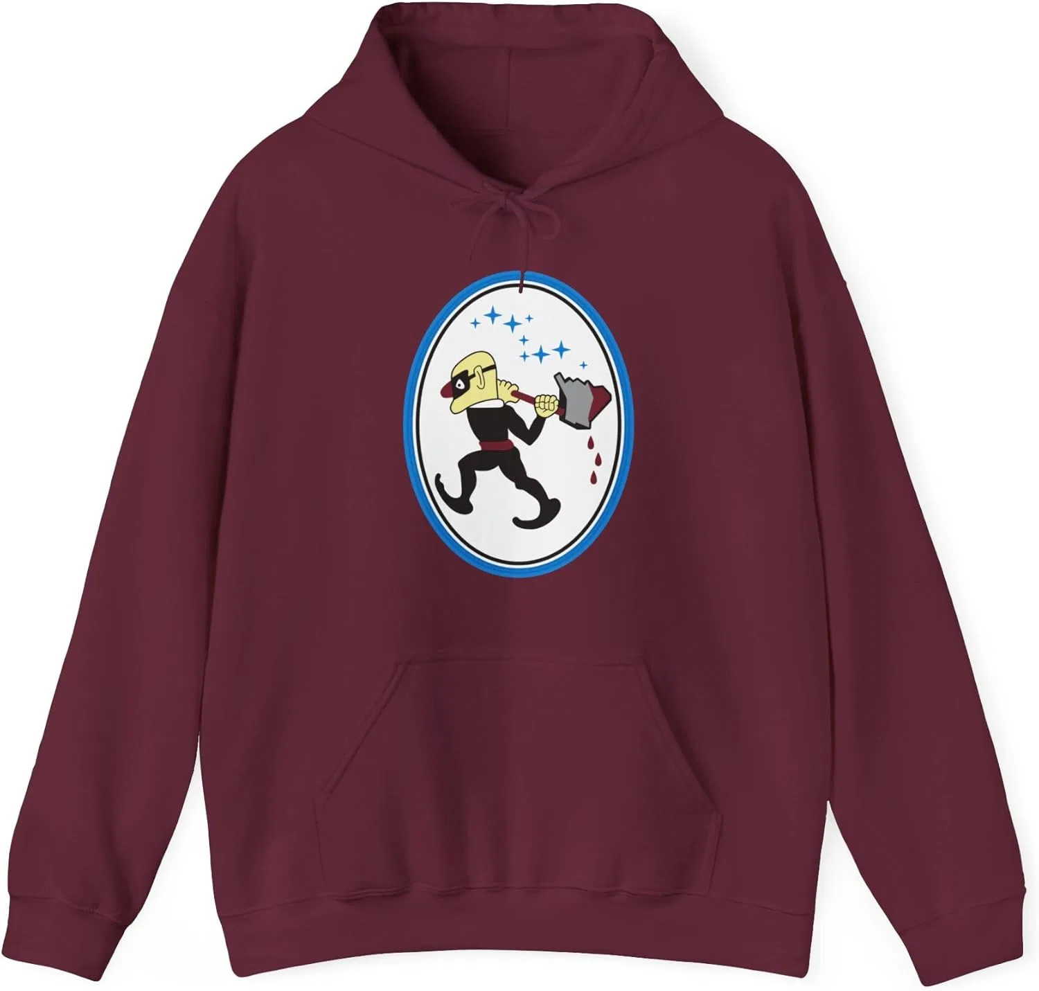 Толстовка 25 Space Range Squadron (U.S. Space Force) GENERIC, бордовый